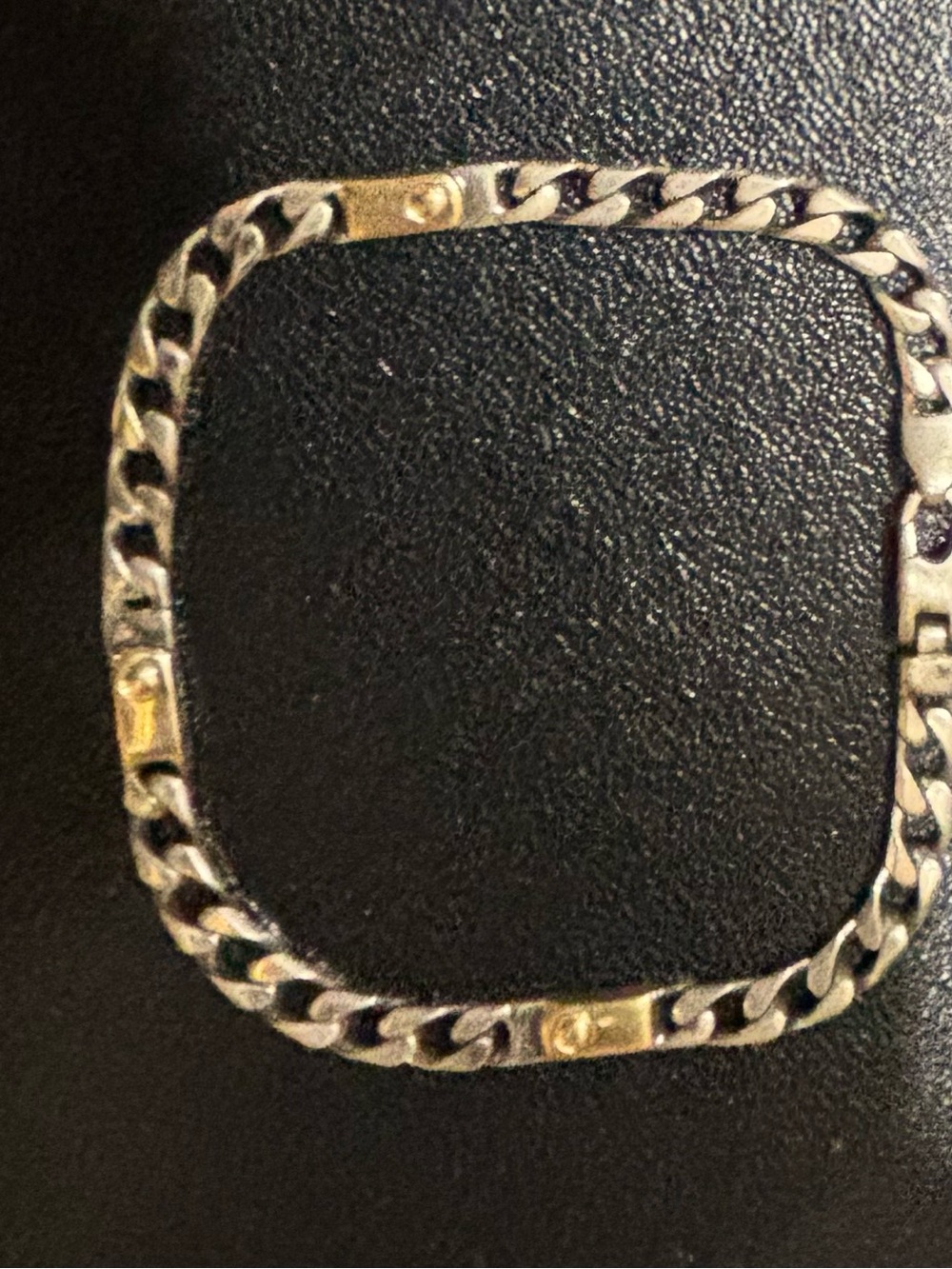 Gold & Silver Two-Tone Chain Bracelet